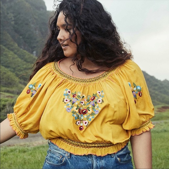 Antonella top in ochre - Picture 2 of 4